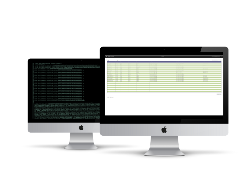 TeMix RATES Platform shown on computer